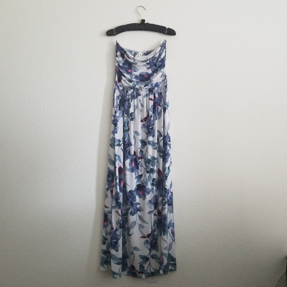 Vanilla Bay Strapless Maxi Dress